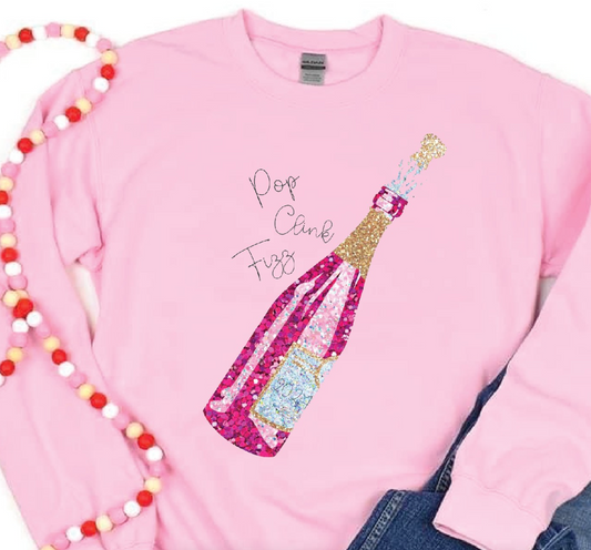 Pop Clink Fizz Celebration Crewneck