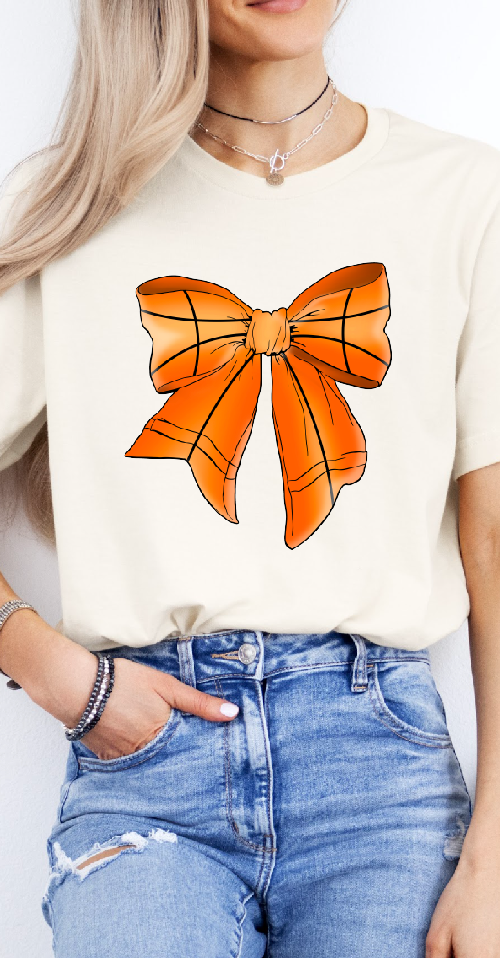 Basketball Bow T-shirt