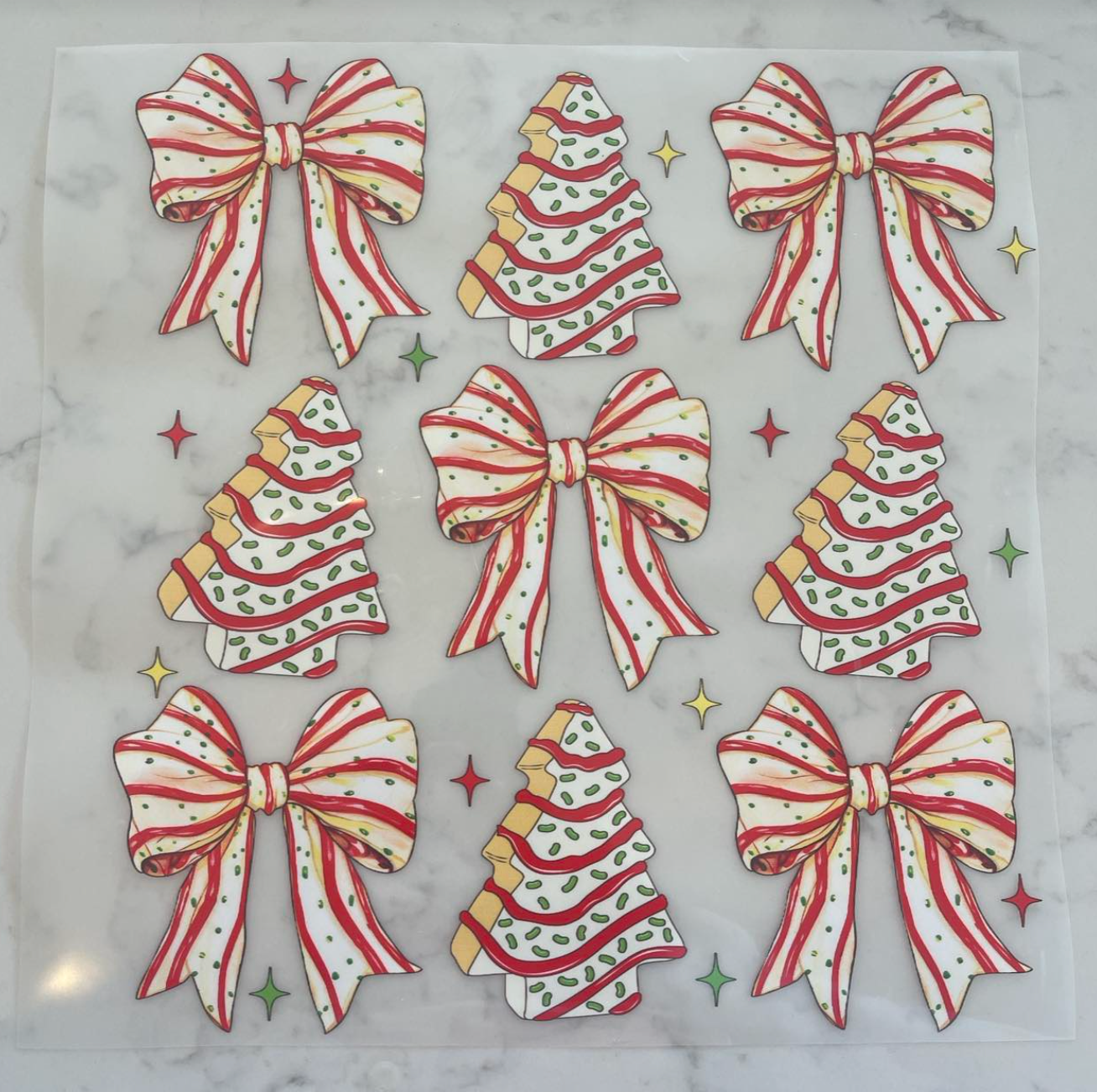 Christmas Cake Croquette DTF Transfer