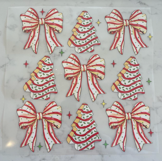 Christmas Cake Croquette DTF Transfer