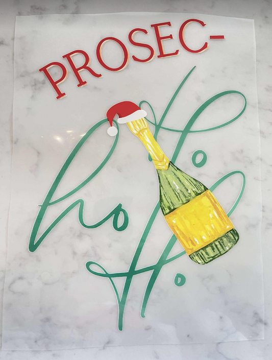 Proseco Ho Ho HO DTF Transfer
