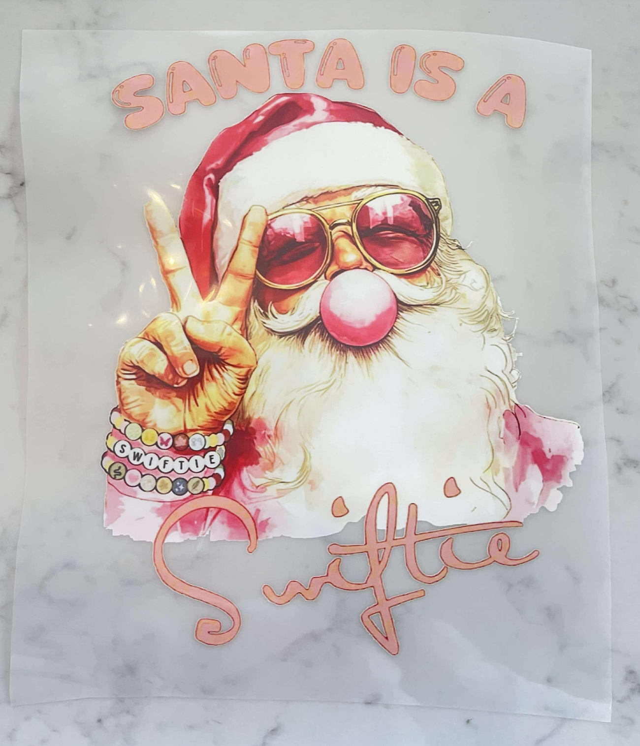 Santa is a Swiftie DTF Transfer