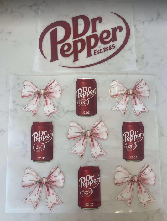 Dr Pepper DTF Transfer