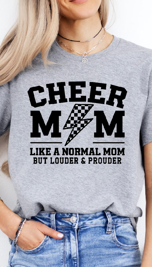 Cheer Mom Loud & Proud Customized Tee