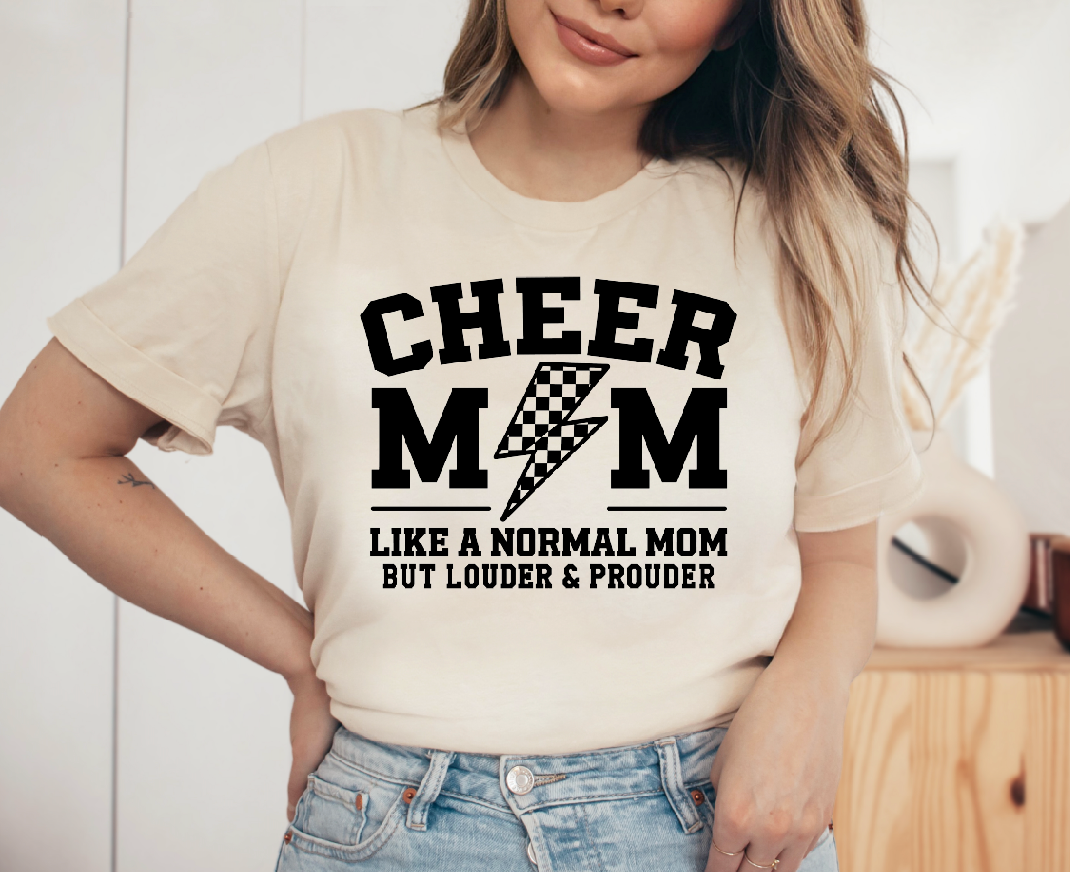 Cheer Mom Loud & Proud Customized Tee