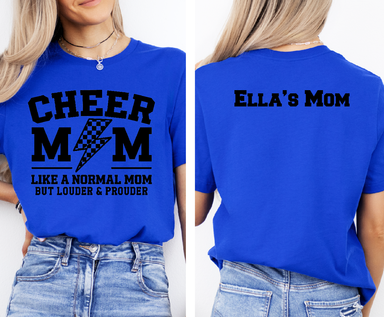 Cheer Mom Loud & Proud Customized Tee
