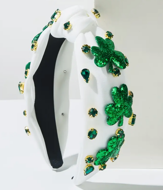 St Patrick's Day Beaded Headband