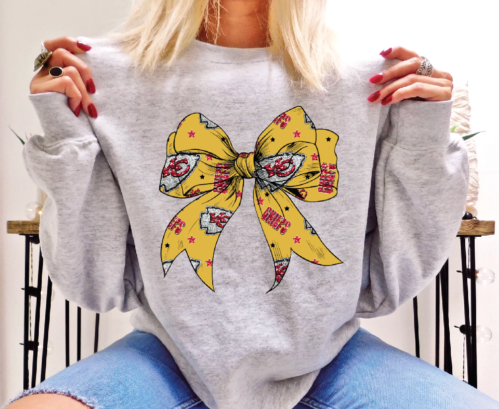 Yellow Bow Crewneck