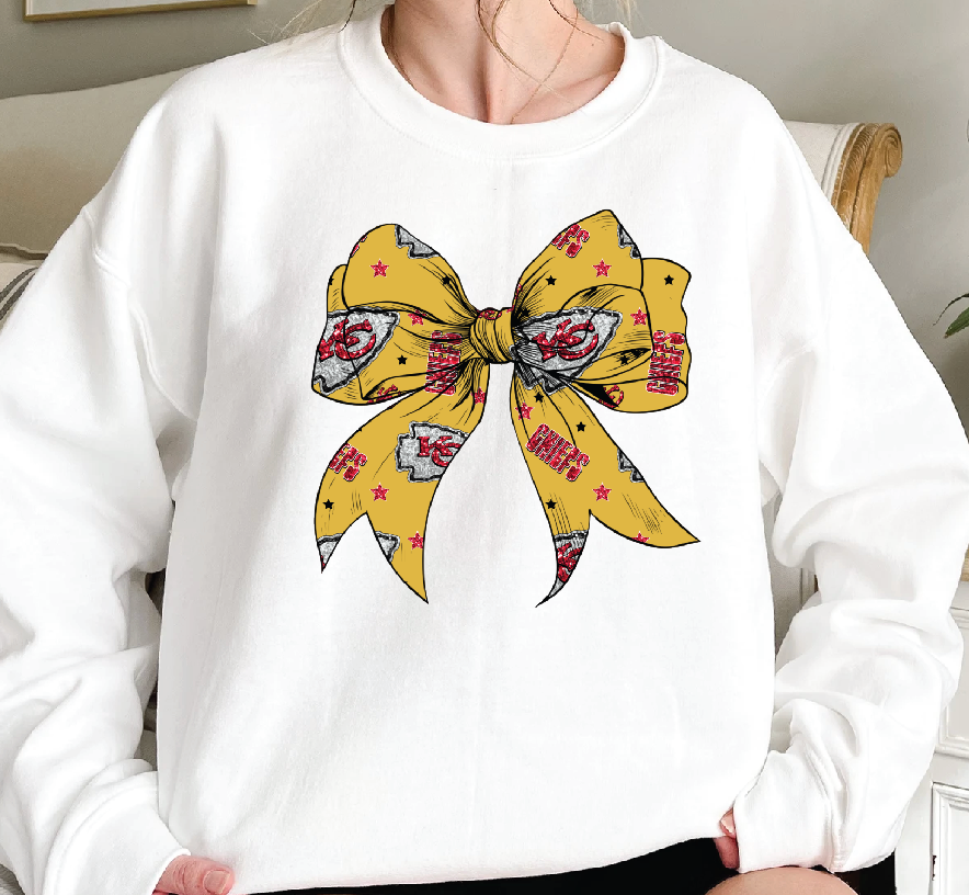 Yellow Bow Crewneck